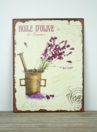 Plechová ceduľa La Provence 33x25cm