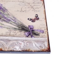 Plechová ceduľa levanduľa 30cm