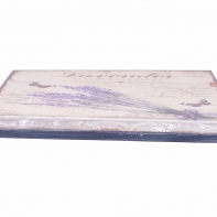 Plechová ceduľa levanduľa 30cm