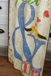 Plechová ceduľa You  me 66cm