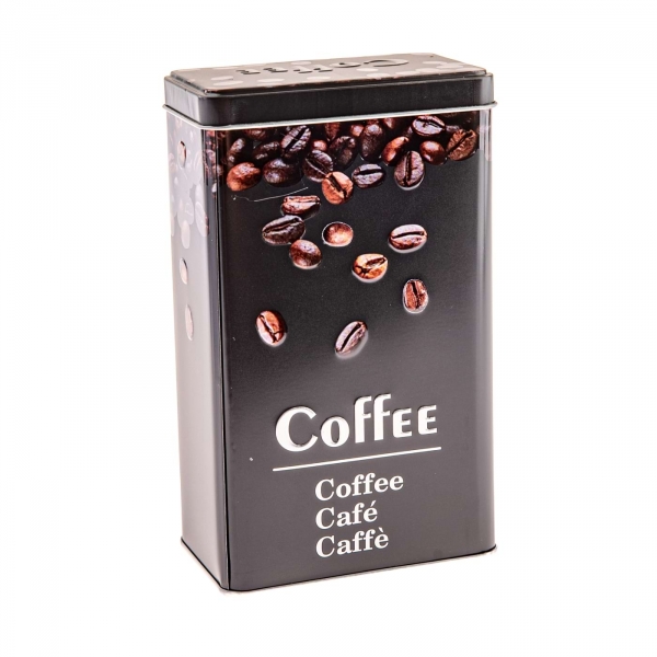Plechová dóza na kávu Aurora café 16 x 9 x 6 cm