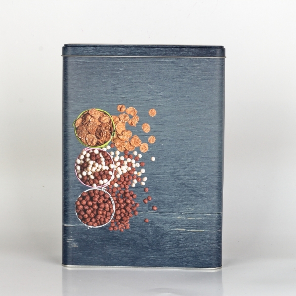 Plechová dóza na sušienky 26,5x19x8cm