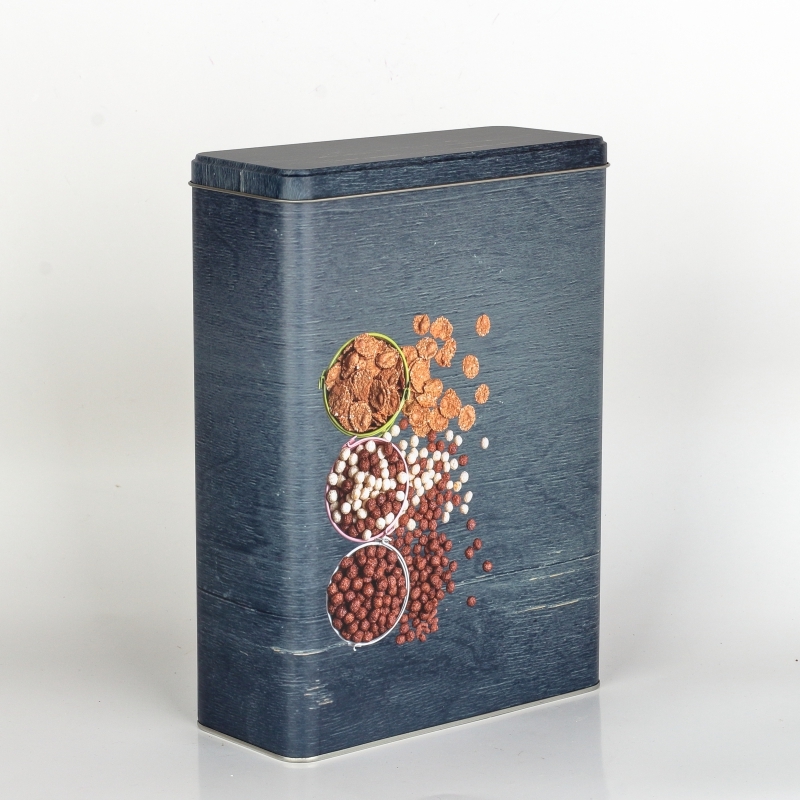 Plechová dóza na sušienky 26,5x19x8cm