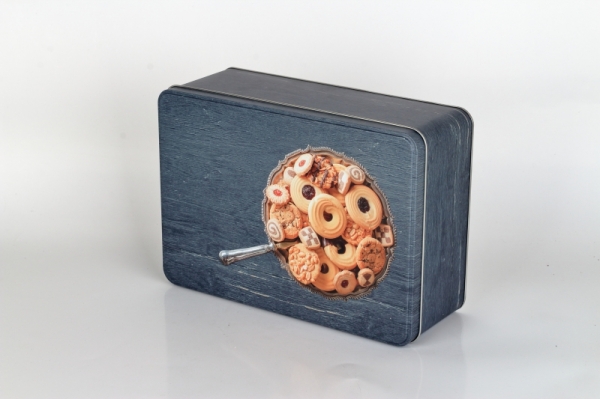 Plechová dóza retro 10x25,5x18cm