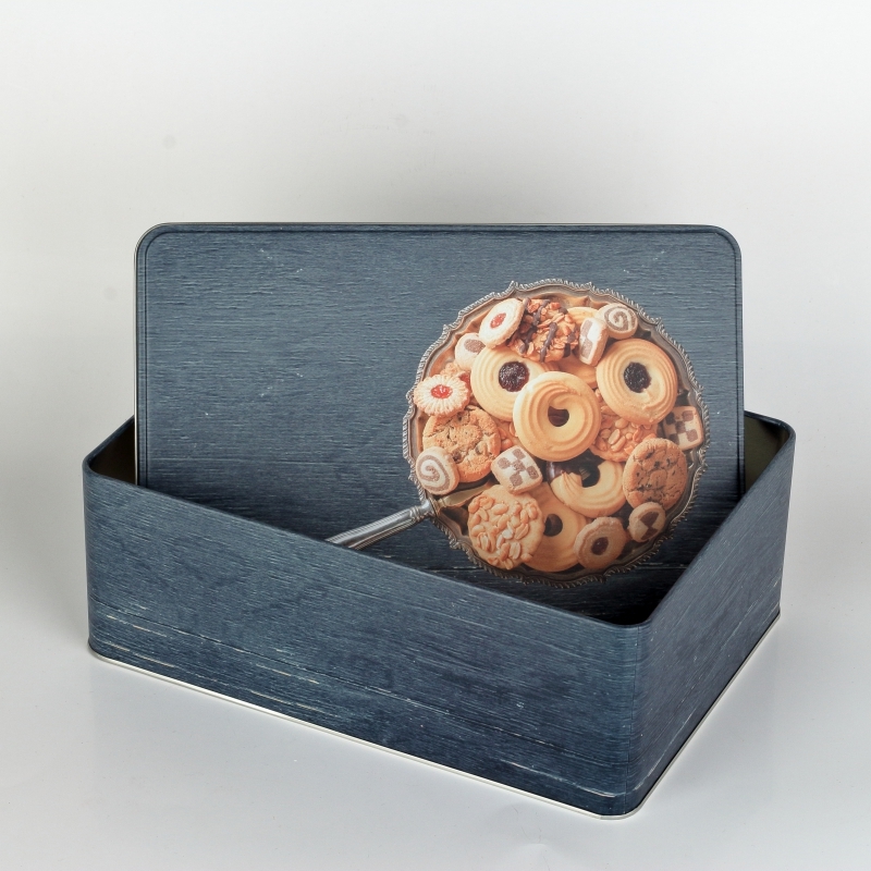 Plechová dóza retro 10x25,5x18cm