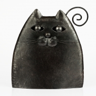 Plechová mačka 22x20x6cm