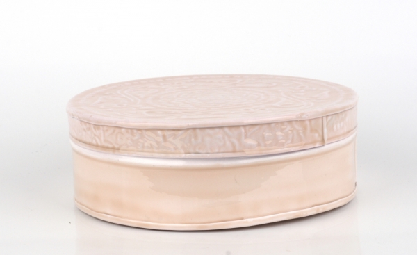 Plechové okrúhle dózy sa zdobeným vekom 2ks