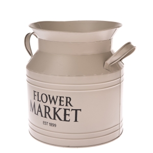 Plechový kvetináč bandaska 23x23x21cm