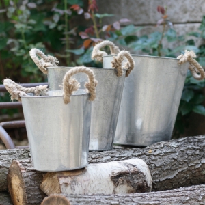 Plechový kvetináč sada 3ks