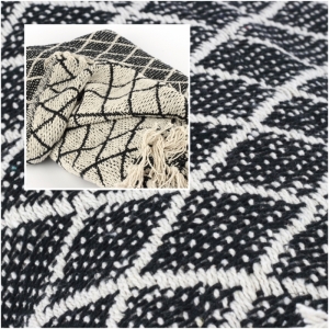 Pléd s třásněmi 170x124cm