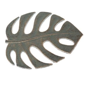 Podložka pod horúce hrnce zelený list 20x16cm