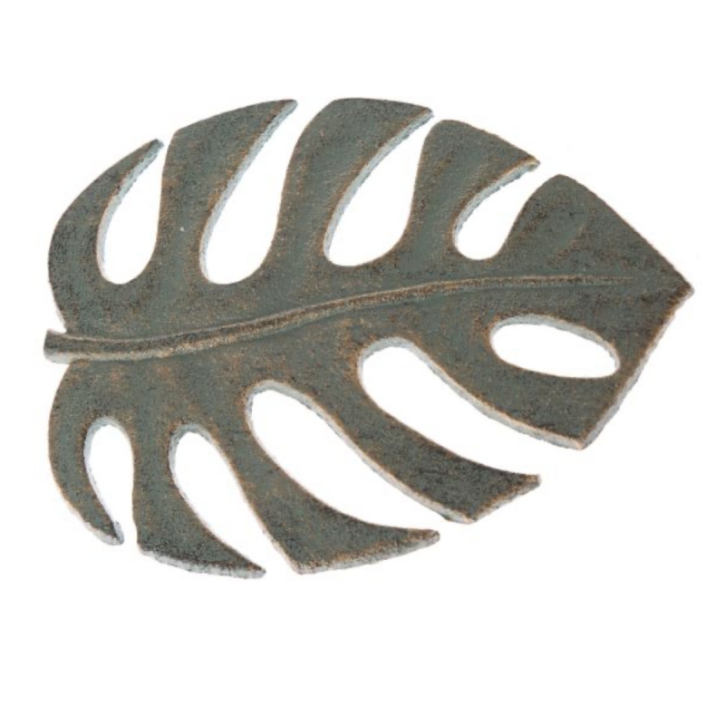 Podložka pod horúce hrnce zelený list 20x16cm