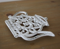 Podložka pod hrniec kanvička biela 19,7x15,5 cm