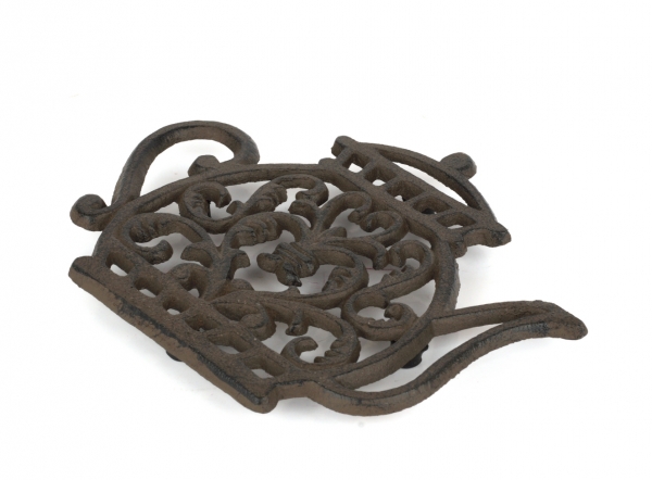 Podložka pod hrniec liatinová konvička 18x15cm