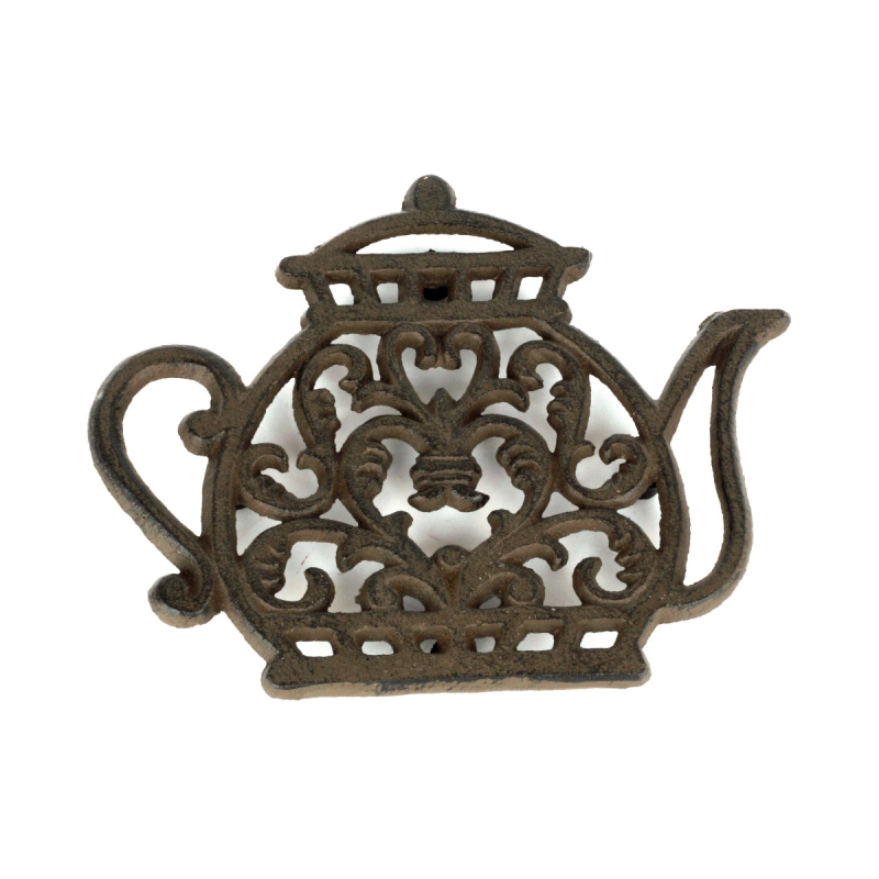 Podložka pod hrniec liatinová konvička 18x15cm