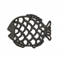 Podložka pod hrniec liatinová ryba 20x16cm