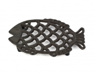 Podložka pod hrniec liatinová ryba 20x16cm