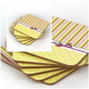 Podložka pod hrnček 6 ks 10x10cm