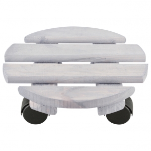 Podložka pod kvetináč na kolieskach 23 x 23,3 x 7,9 cm