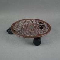 Podložka pod kvetináč na kolieskach