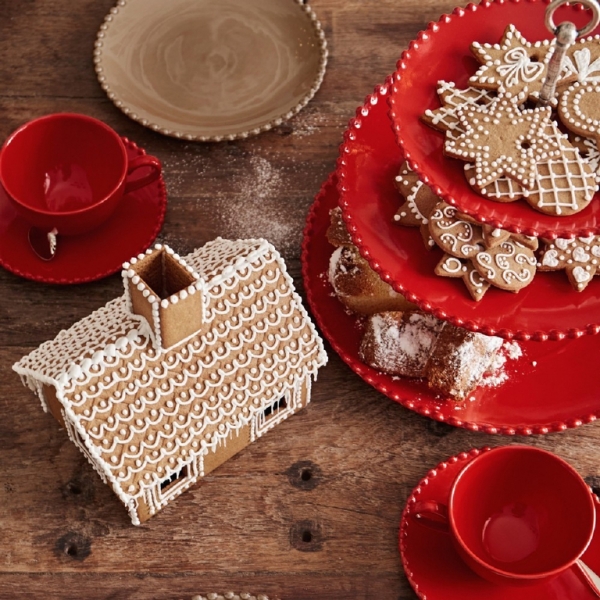 Podnos na tortu a ovocie 34cm Rubínová PearlRUBI COSTA NOVA