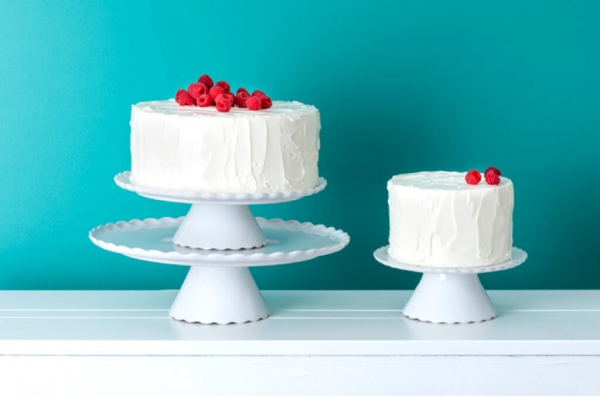 Podnos na tortu alebo ovocie 20cm BAKEWARE zelená