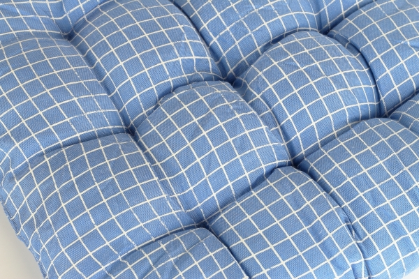 Podsedák na stoličku modrý 40x40cm