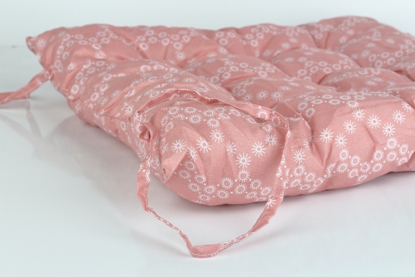 Podsedák na stoličku ružový 40x40cm