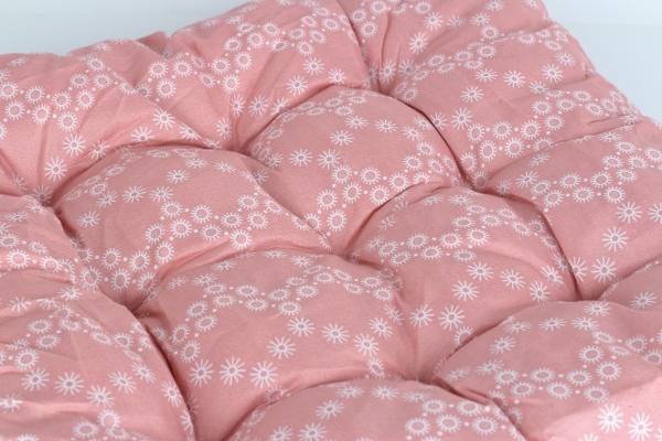 Podsedák na stoličku ružový 40x40cm