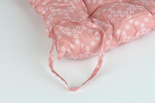 Podsedák na stoličku ružový 40x40cm