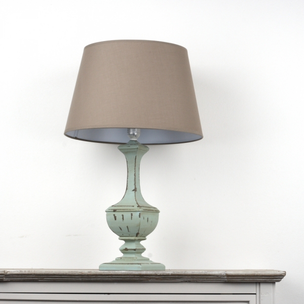 Podstavec lampy zelený antik 43cm 