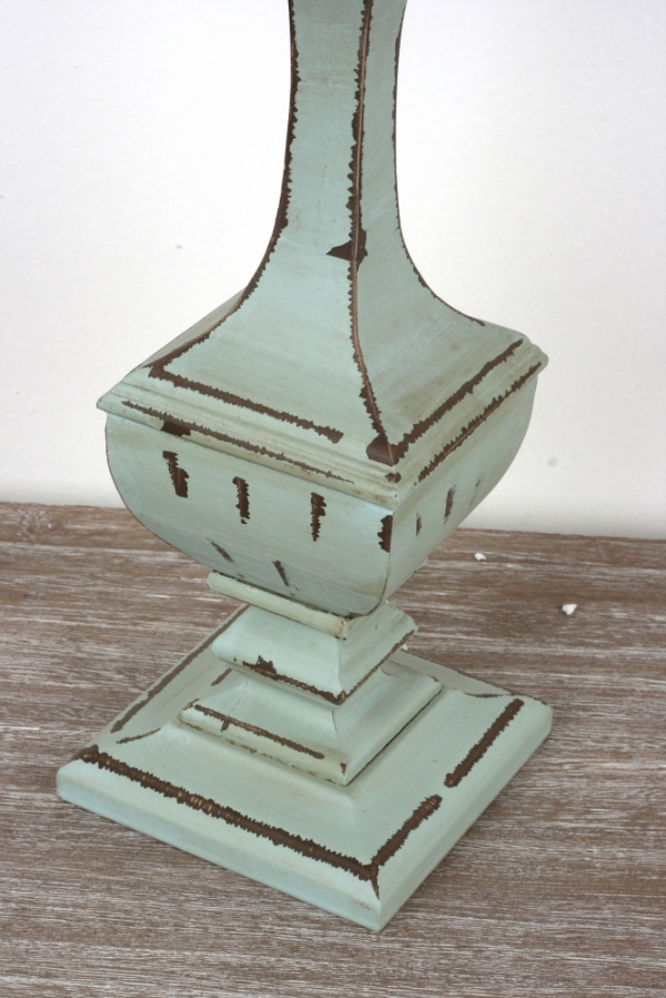 Podstavec lampy zelený antik 43cm 