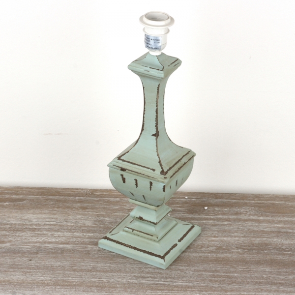 Podstavec lampy zelený antik 43cm 