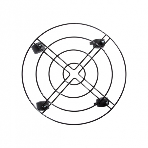 Podstavec pod kvetináč okrúhly na kolieskach 38,2 cm