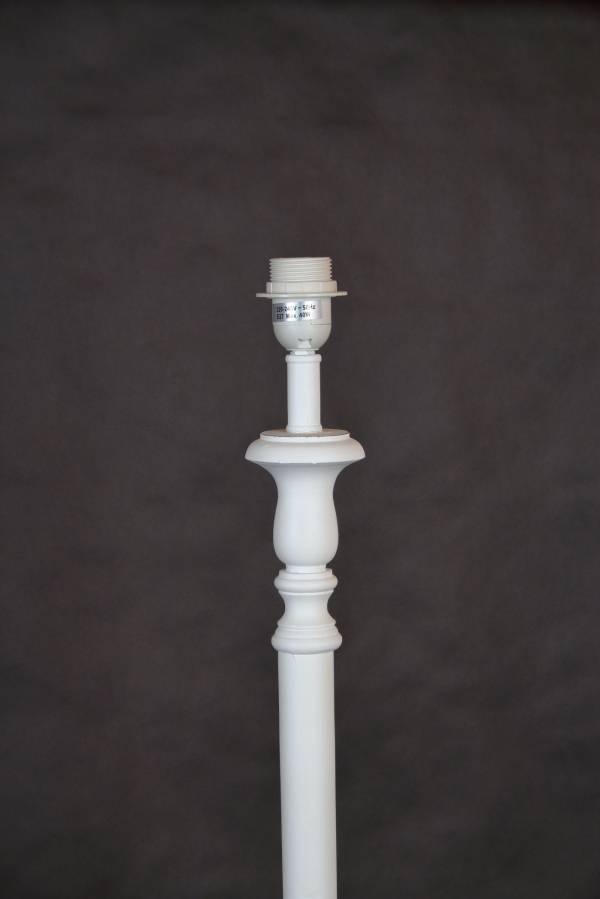 Podstavec stojacej lampy biela 136cm