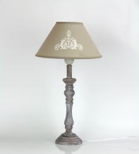 Podstavec stolové lampy efekt starý kov 35cm