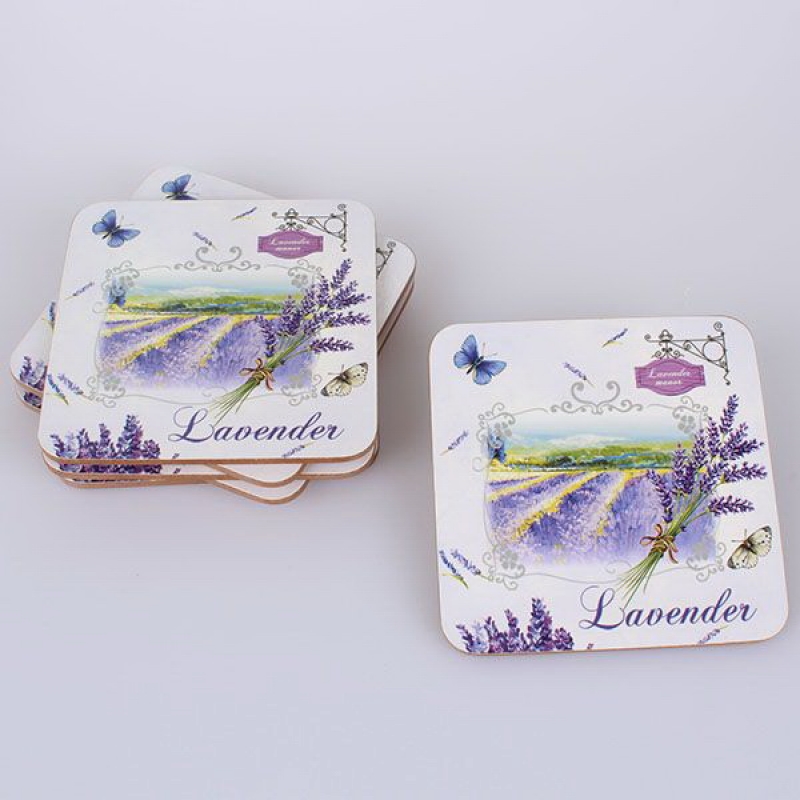 Podtácok s levanduľou sada 6 ks