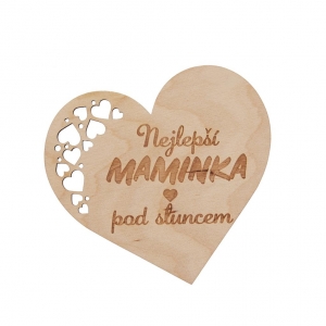 Podtácek srdíčko pro maminku