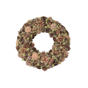 Jesenný veniec zo šišiek 46x46x9cm