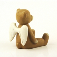 Rozprávkový medvedík drevený 11cm