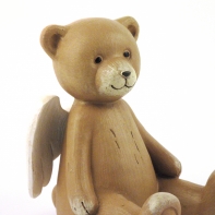 Rozprávkový medvedík drevený 11cm