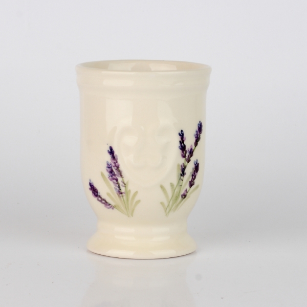 Pohár na zubné kefky levandule 11cm
