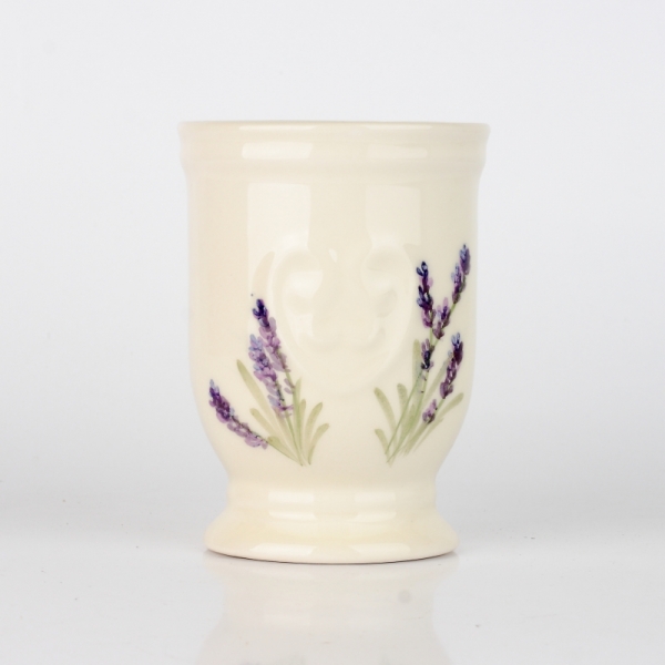 Pohár na zubné kefky levandule 11cm