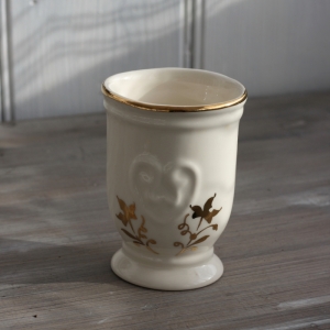 Pohárek na zubní kartáček- pozlacený