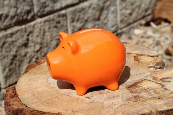 Pokladnička prasiatko oranžové