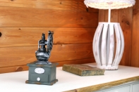 Pokladnička retro mlynček na kávu 19x10 cm