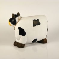 Pokladnička s tabuľkou - krava