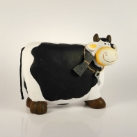 Pokladnička s tabuľkou - krava