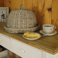 Poklop na potraviny z prútia pr.38cm