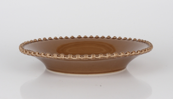 Polievkový tanier PEARL kávový 24cm